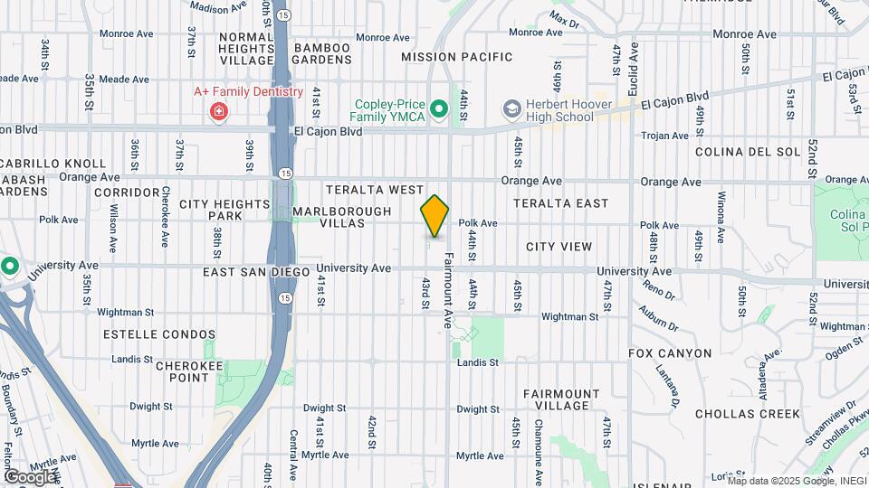 City Heights Senior Apartments Mapa y Detalles de la Ubicación