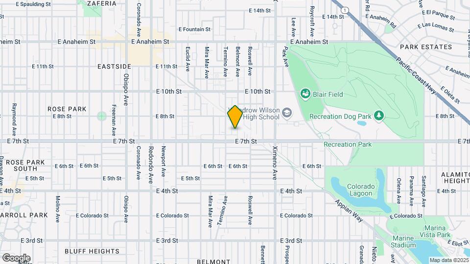 735 Belmont Ave Map and Location Details