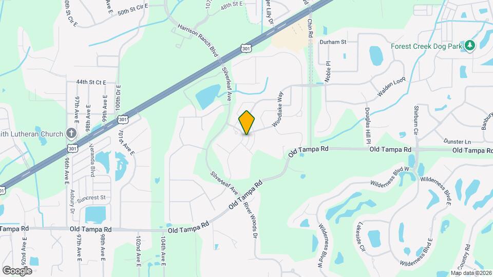 3824 Shimmering Oaks Dr Mapa y Detalles de la Ubicación