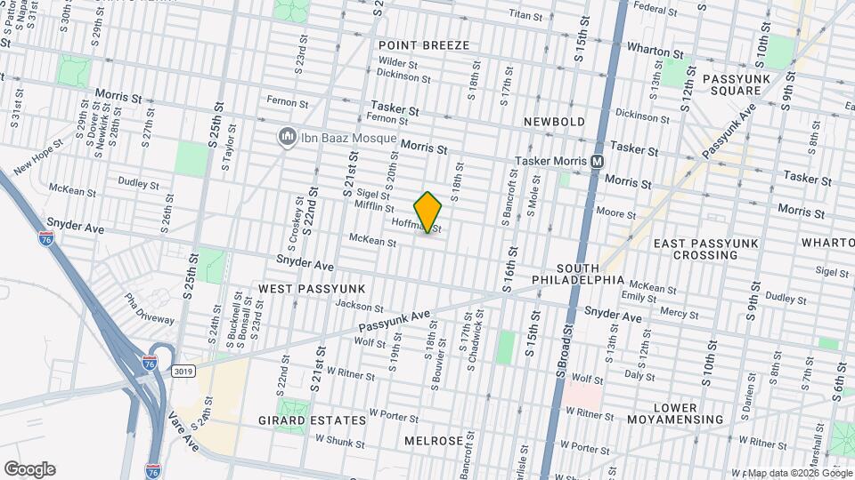 1832 Dudley St Map and Location Details