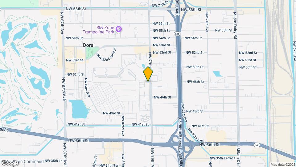 4640 NW 79th Ave, Unit 2D Map and Location Details