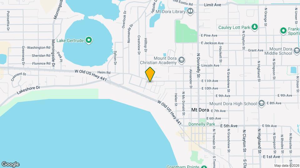 704 W 11th Ave Map and Location Details