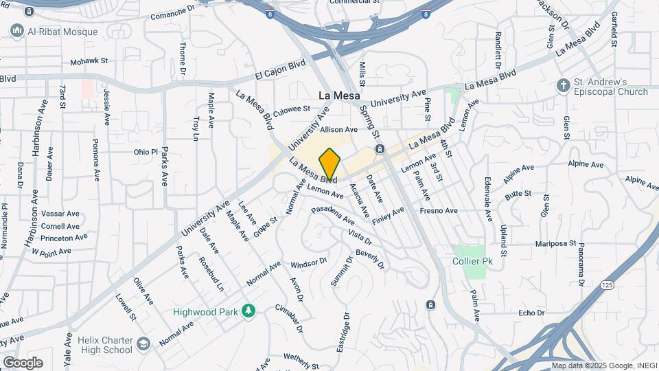 8047-49 La Mesa Blvd Map and Location Details