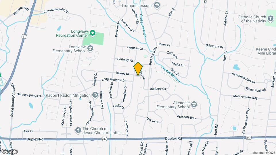 1804 Lowell Ct Map and Location Details