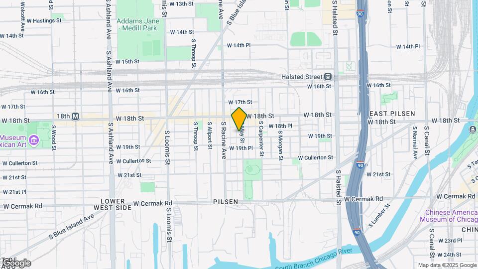 1838 S May St, Unit Apt 2F Map and Location Details