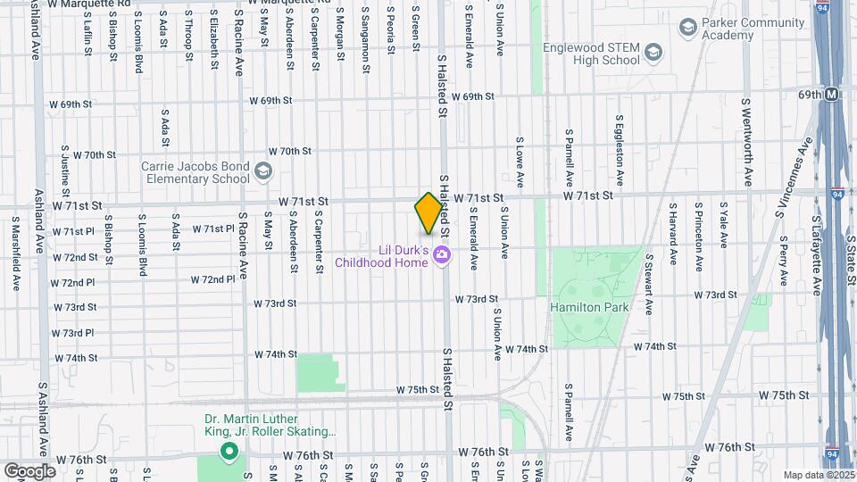 7151 S Green St-Unit -2 Map and Location Details