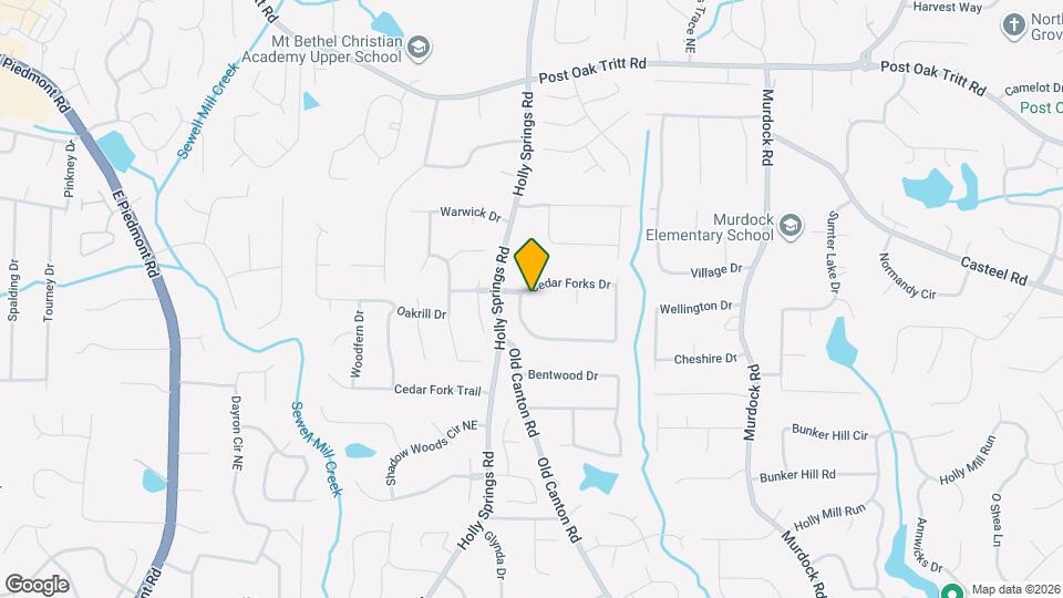 2250 Cedar Forks Dr Map and Location Details