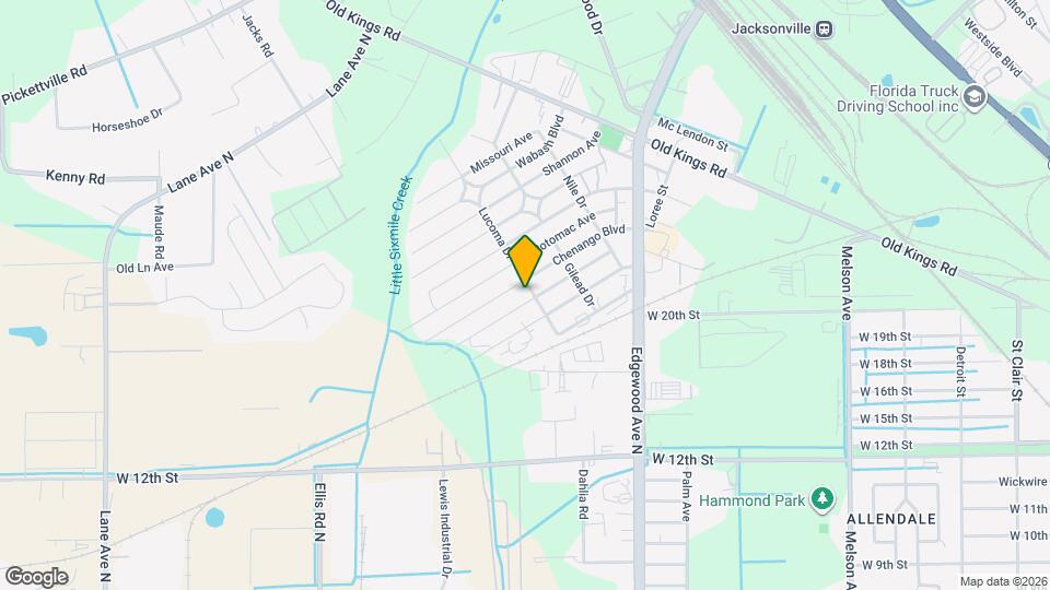 2842 Lucoma Dr Map and Location Details