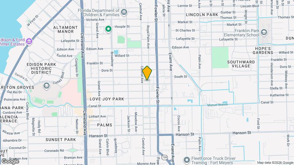 2423 Jeffcott St Map and Location Details