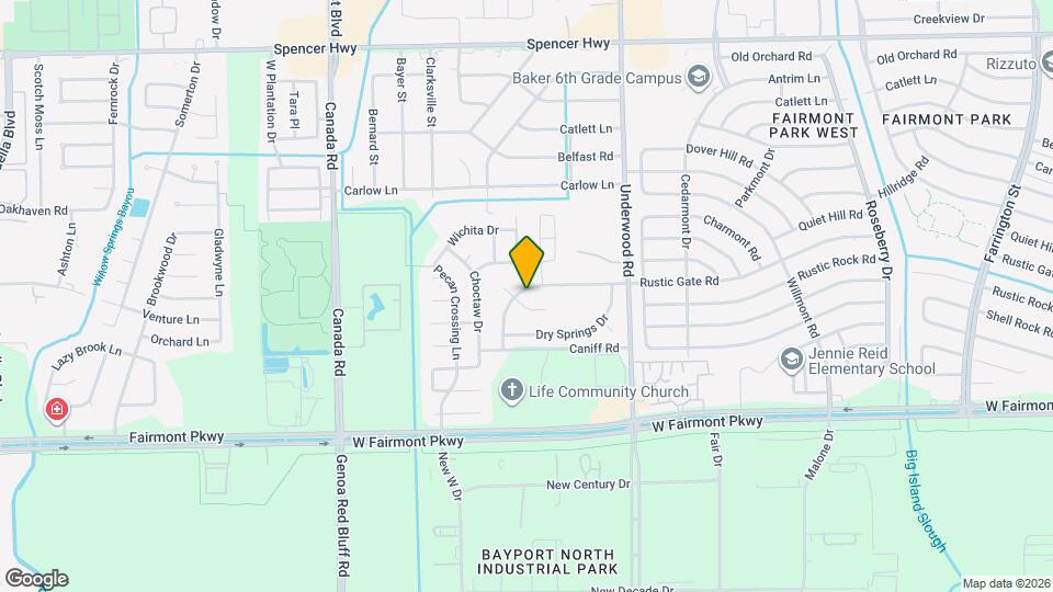 9506 Rustic Gate Rd Map and Location Details