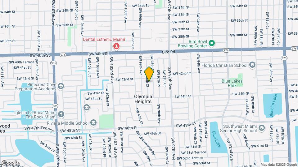 4225 SW 98th Ct Map and Location Details