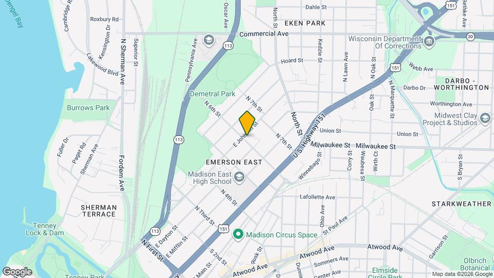 217 N 6th St Map and Location Details