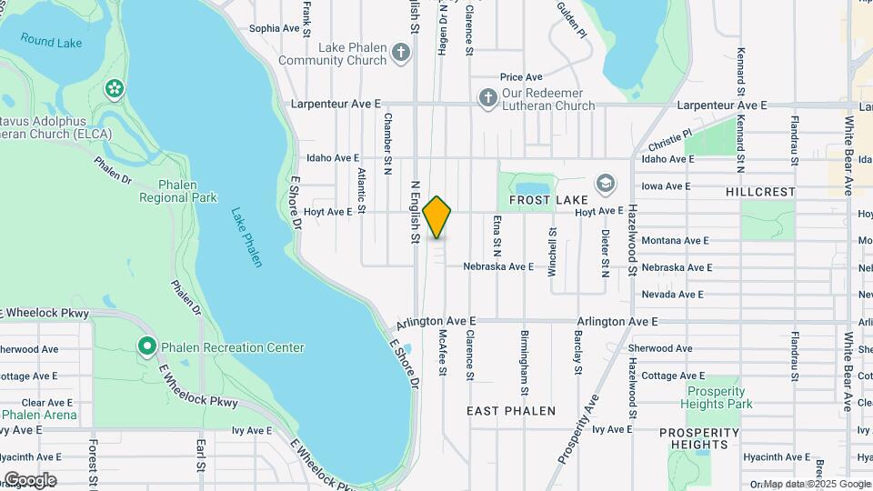 1521 McAfee Street, Unit 1 Map and Location Details