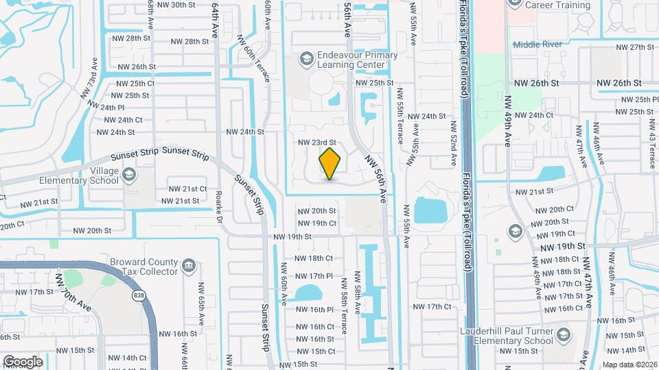 5840 NW 21st St Map and Location Details