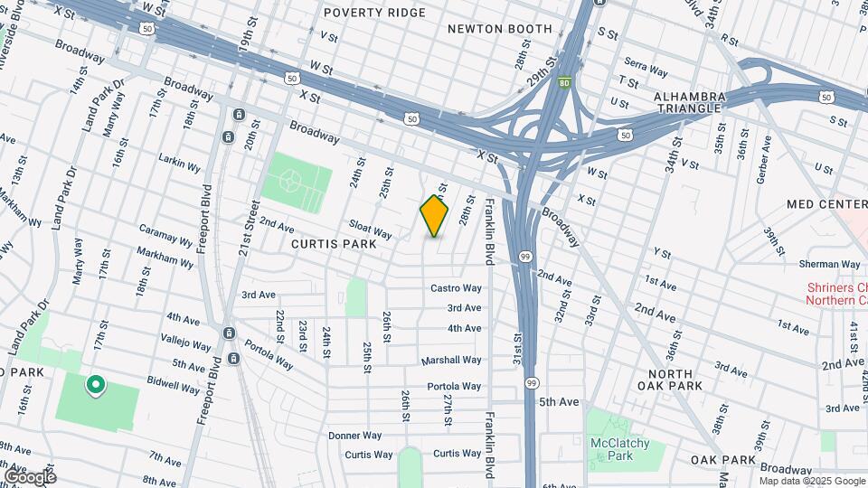 2625 27th St Map and Location Details