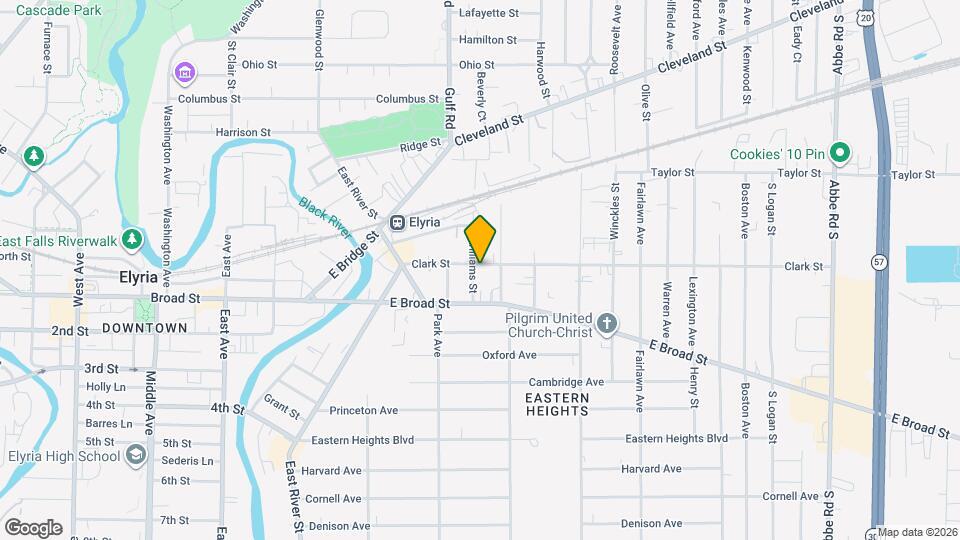 205 Clark St Mapa y Detalles de la Ubicación