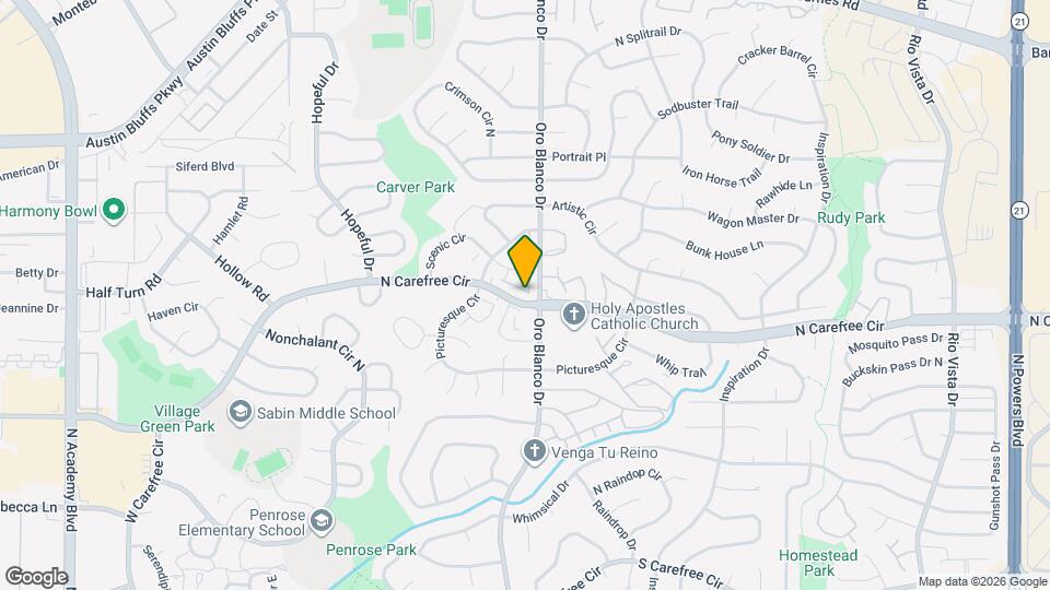4774 N Carefree Cir Map and Location Details