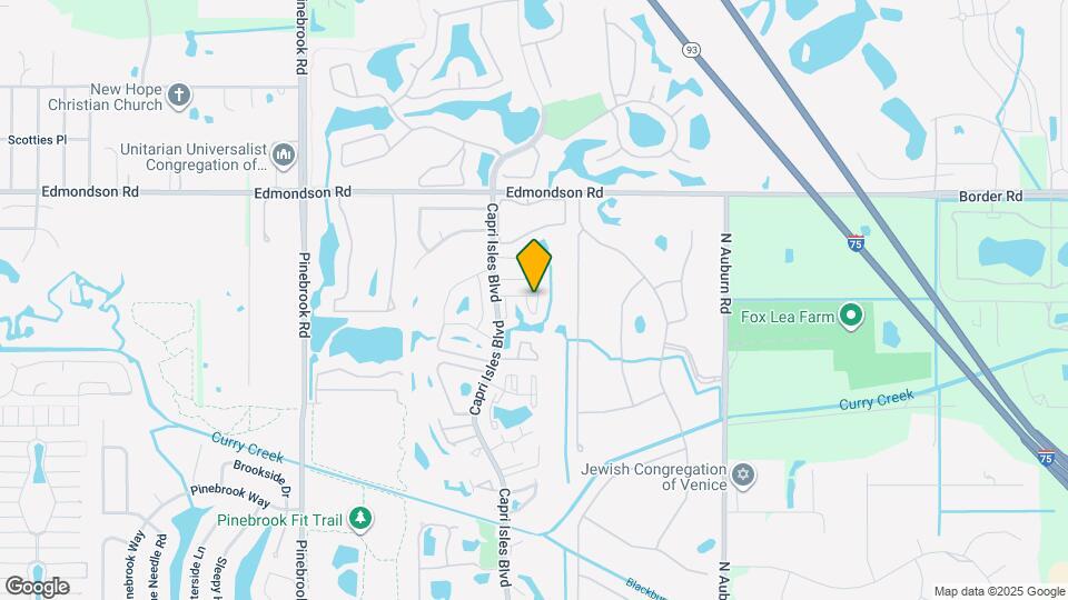 1250 Capri Isles Blvd Map and Location Details