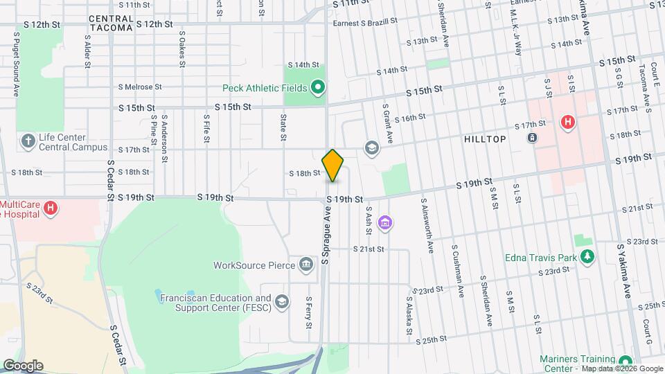 1823 S Sprague Ave Map and Location Details