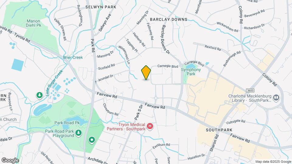 5725 Carnegie Blvd Map and Location Details