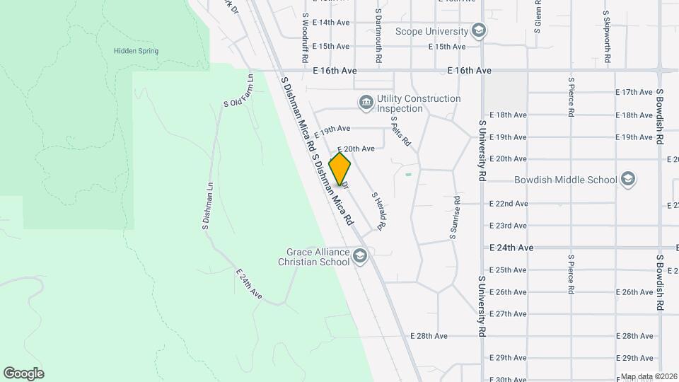 2114 S Fawn Dr Map and Location Details