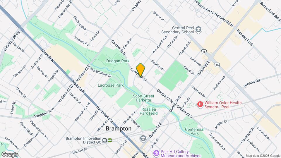 69 Centre St N Map and Location Details