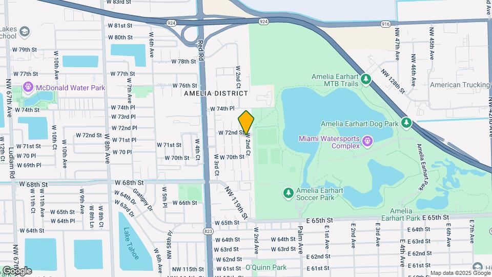 7164 W 2nd Ct Map and Location Details
