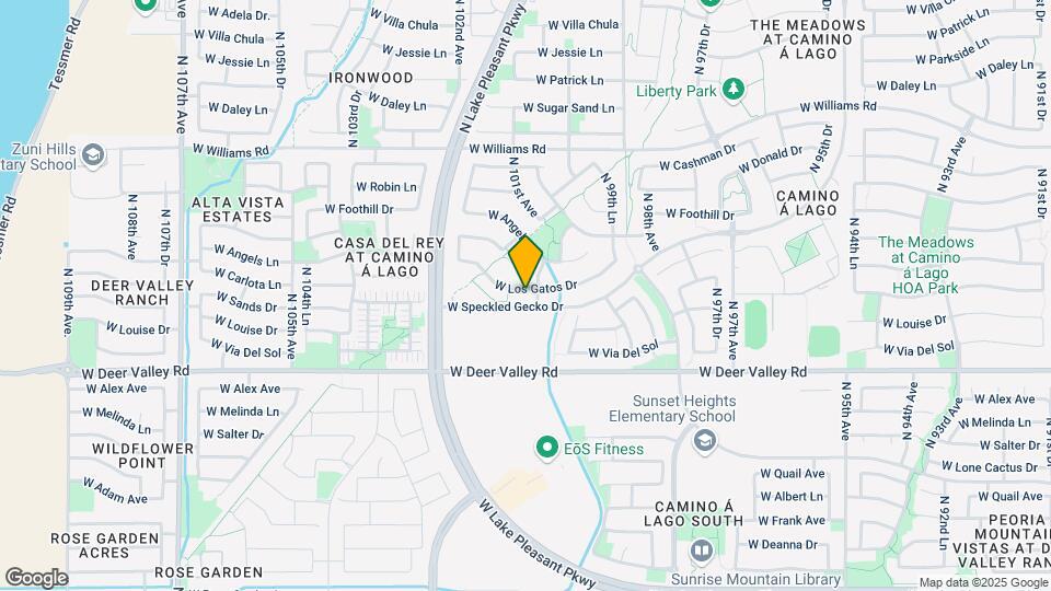 10125 W Los Gatos Dr Map and Location Details
