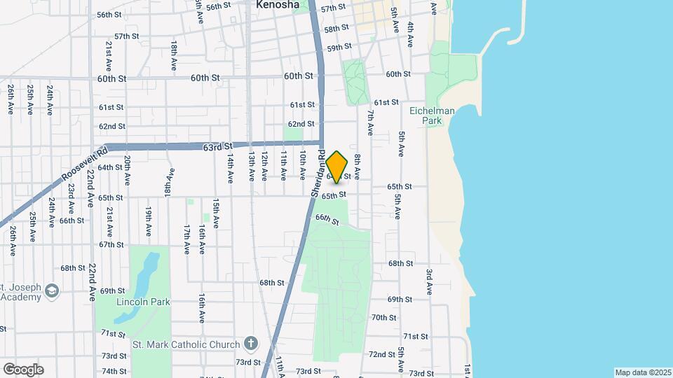 834 65th St, Unit Studio Apartment for Rent Map and Location Details