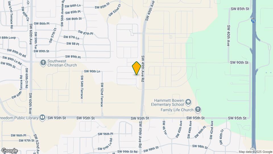 9189 SW 49th Ct Map and Location Details