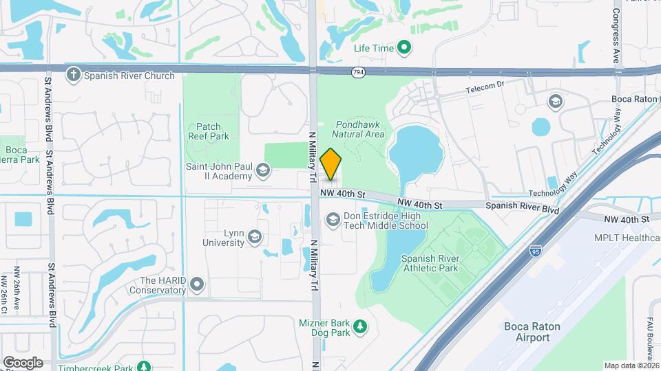 4033 NW 17th Way Map and Location Details