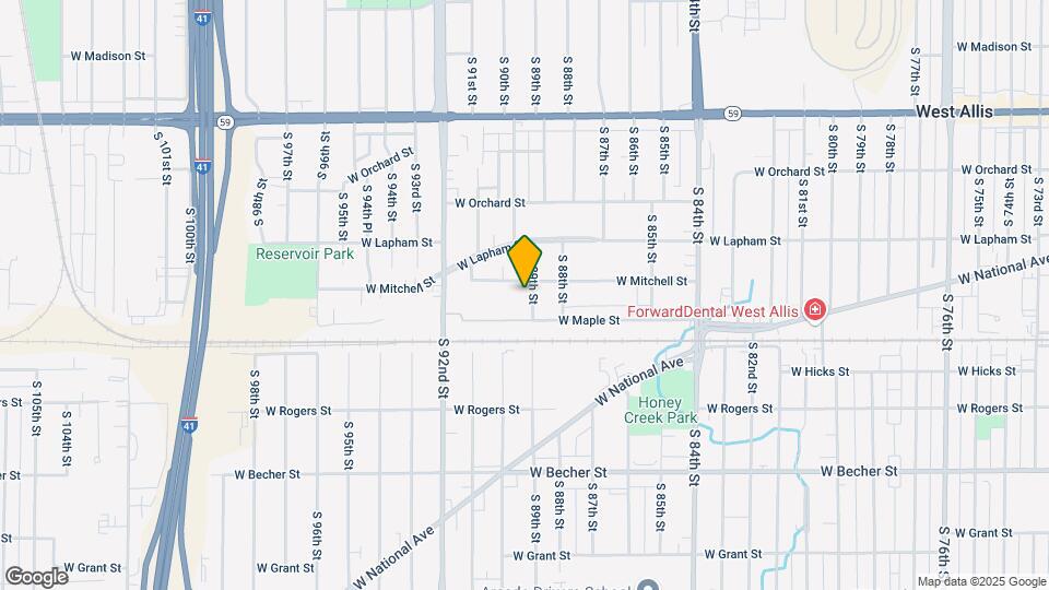 1717 S 89th St Mapa y Detalles de la Ubicación
