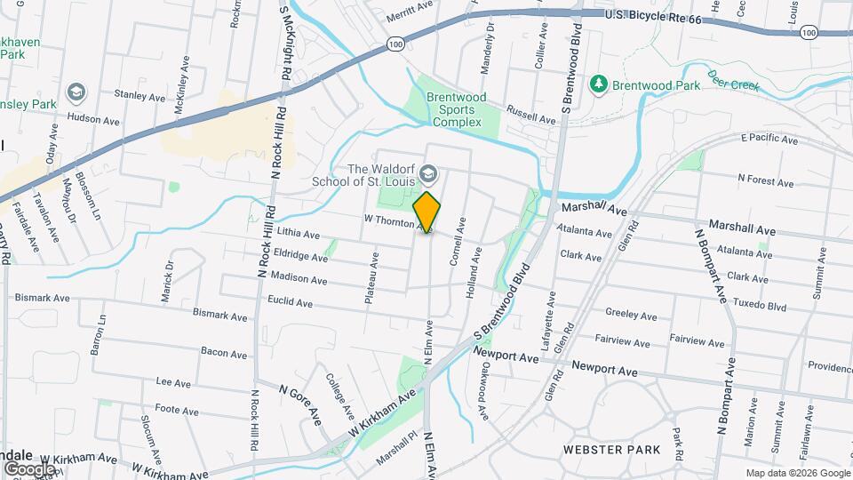 711 N Elm Ave Map and Location Details