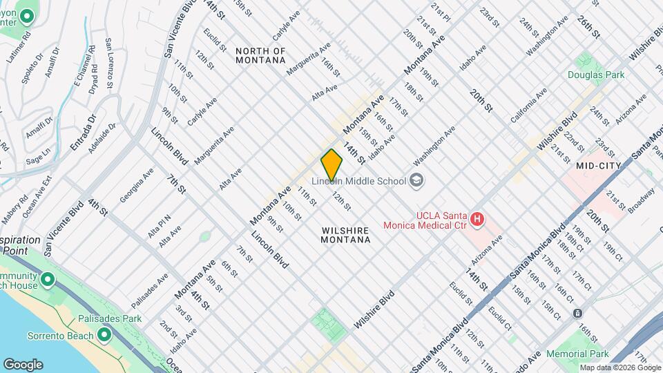 853 12th St Map and Location Details