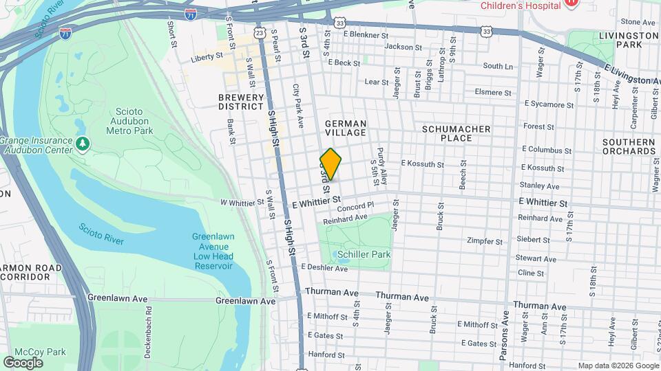 860 S 3rd St Map and Location Details