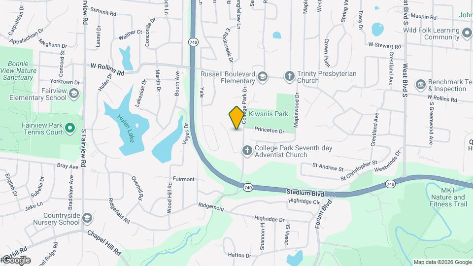 1904 Princeton Dr Map and Location Details