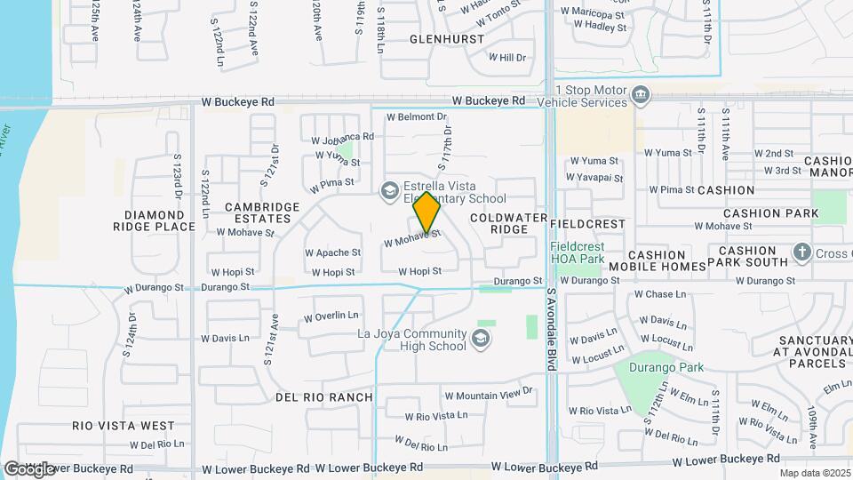 11767 W Mohave St Map and Location Details