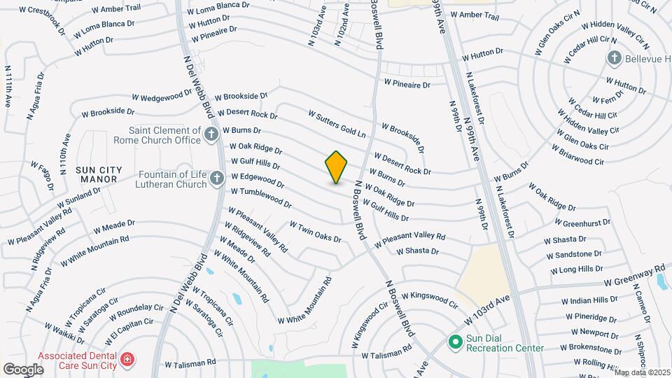 10226 W Gulf Hills Dr Map and Location Details