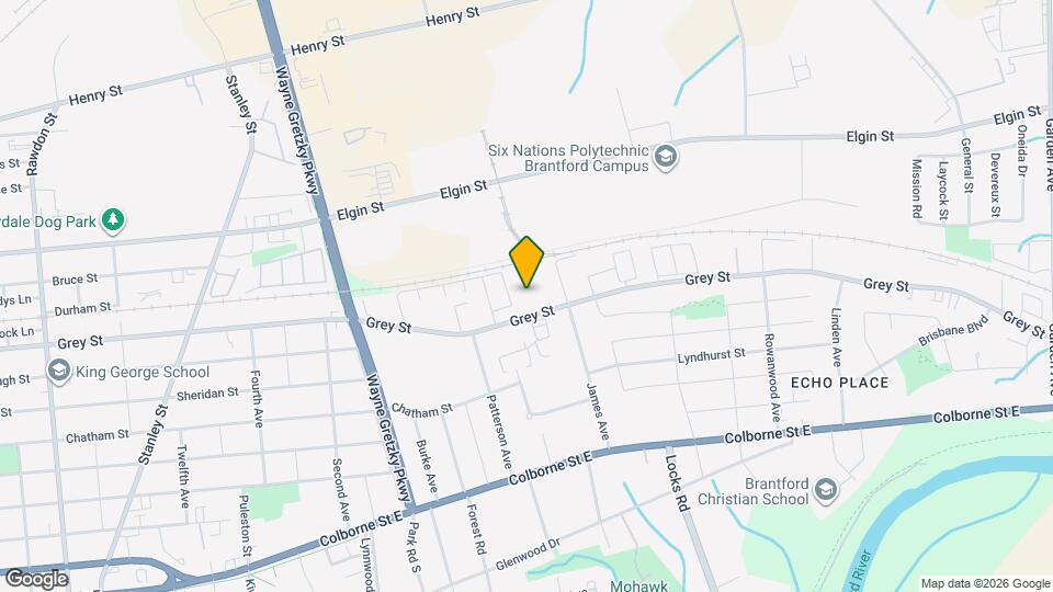 496 Grey St Map and Location Details