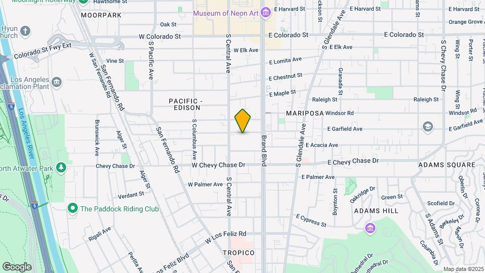 210 W Garfield Ave Map and Location Details