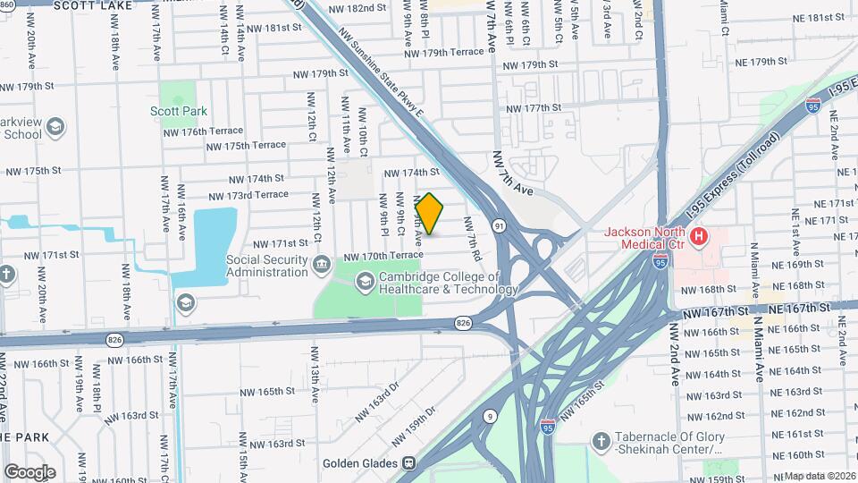 860 NW 171st St Map and Location Details