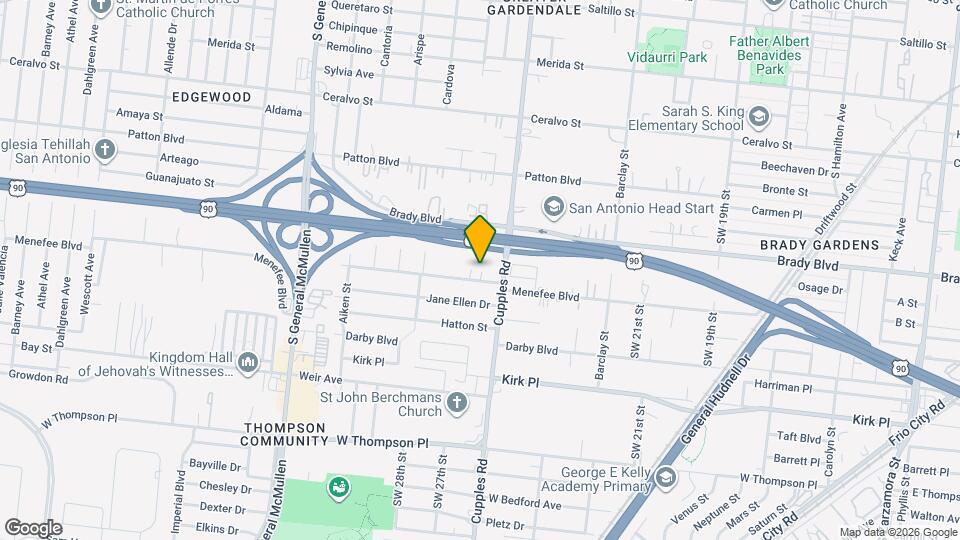727 Menefee Blvd Map and Location Details