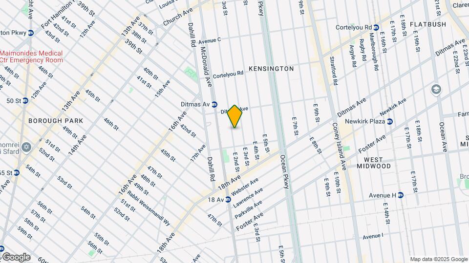 689 E 2nd St Mapa y Detalles de la Ubicación