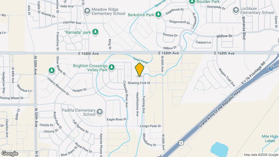 828 Hearthstone Ave Map and Location Details