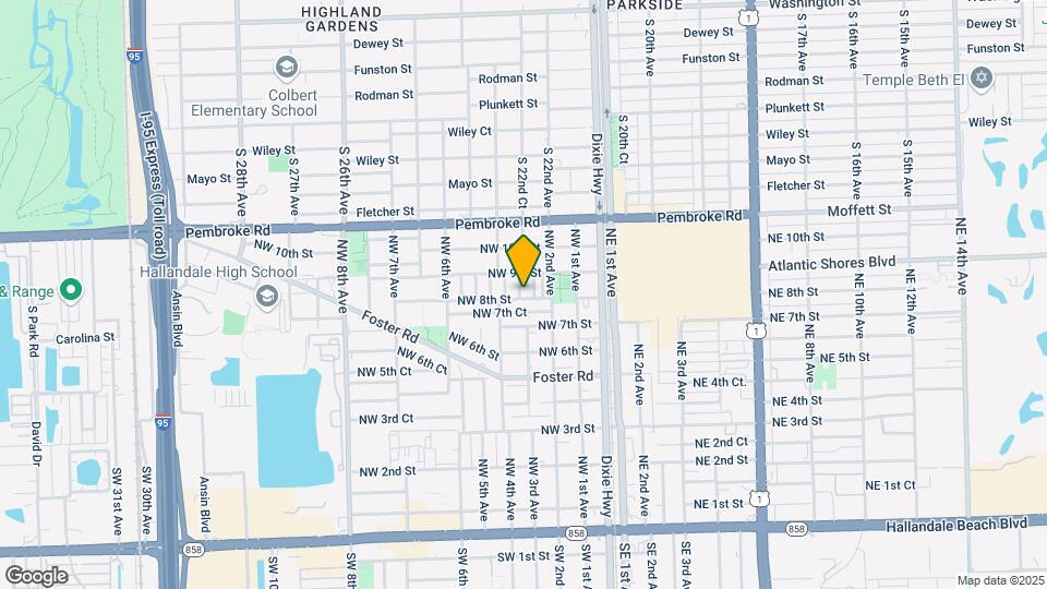 802 NW 3rd Terrace Mapa y Detalles de la Ubicación