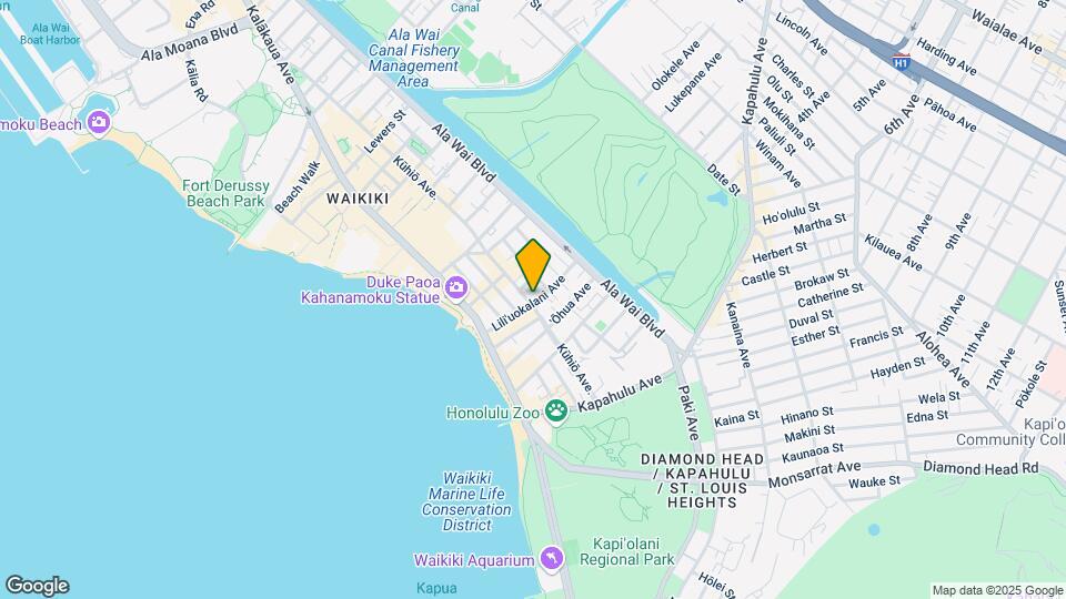 2480 Kuhio Ave Map and Location Details