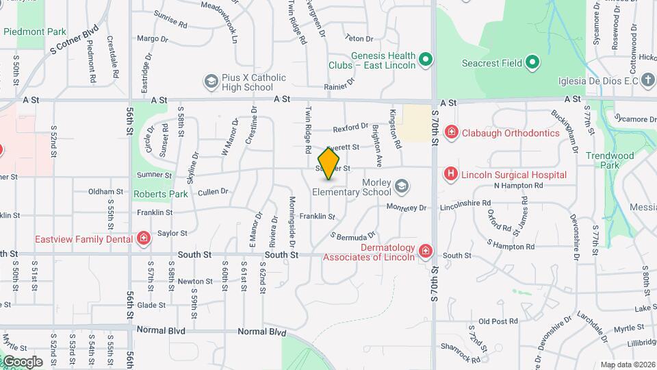 1825 Rusty Ln Map and Location Details