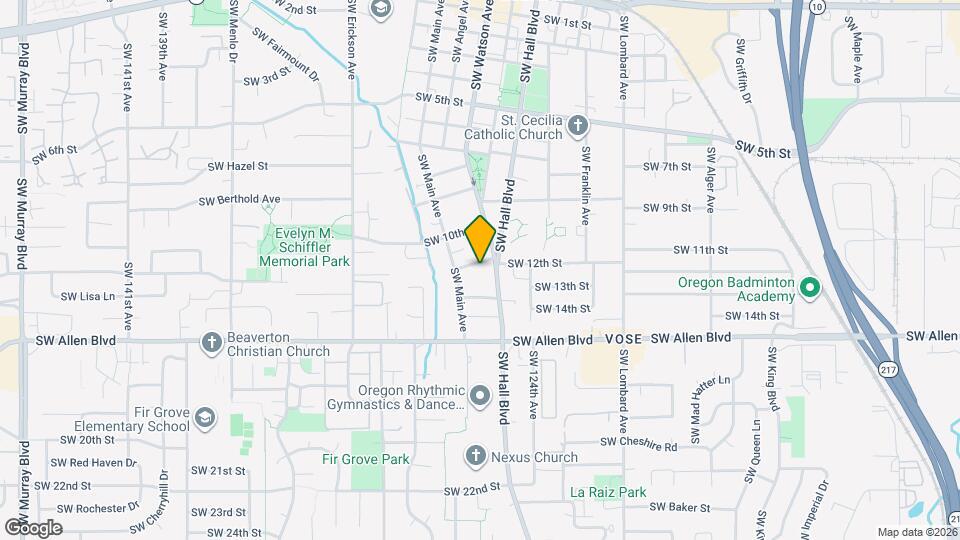 12620 SW 12th St Map and Location Details