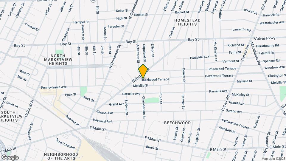 33 Hazelwood Terrace Map and Location Details