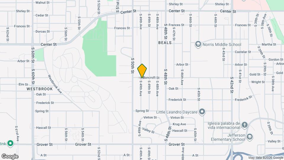 4921 Bancroft St Map and Location Details